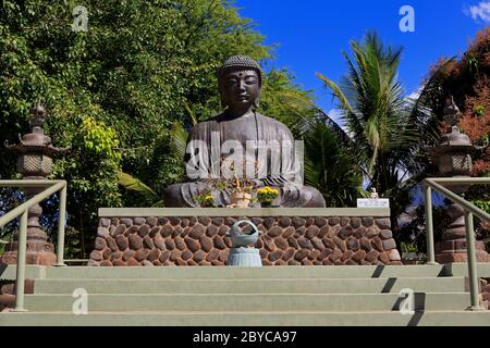 Gran Buda, Misión Lahaina Jodo, Lahaina, Isla Maui, Hawai, Estados Unidos