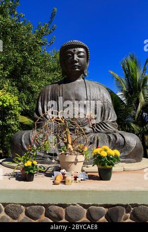 Gran Buda, Misión Lahaina Jodo, Lahaina, Isla Maui, Hawai, Estados Unidos