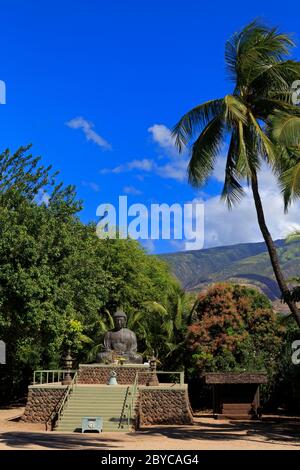 Gran Buda, Misión Lahaina Jodo, Lahaina, Isla Maui, Hawai, Estados Unidos