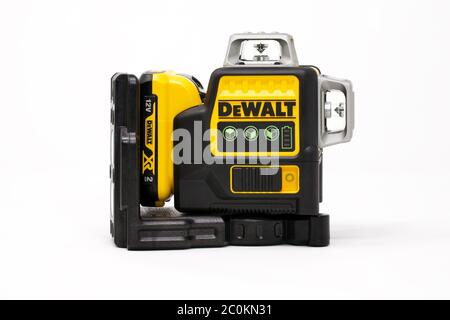 Nivel de l ser DeWalt Fotograf a de stock Alamy