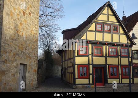 Casa antigua en Rinteln Foto de stock