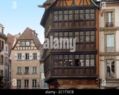 Casa 'Kammerzell' en Estrasburgo Foto de stock