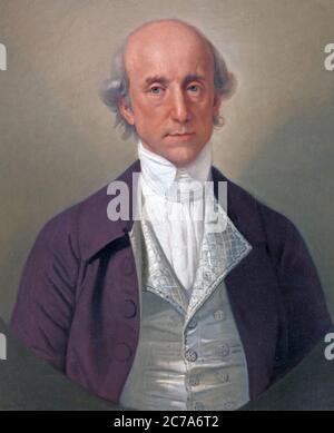 WARREN HASTINGS (1732-1818) estadista inglés y miembro líder de la East India Company Foto de stock