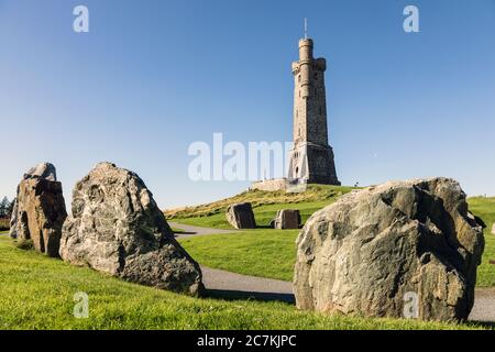 El monumento conmemorativo de la guerra de Lewis, Stornoway, Isla de Lewis, Hébridas exteriores, Escocia