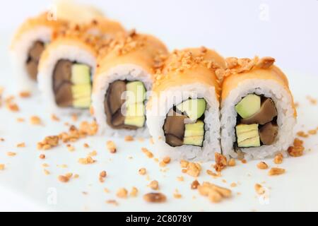 Inside Out de atún Sushi Foto de stock