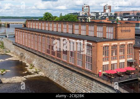 Edificio del museo Vapriikki del techo de la fábrica de Finlayson en  Tampere Finlandia Fotografía de stock - Alamy