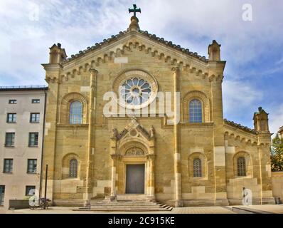Iglesia en Minich, Alemania - Allerheiligen-Hofkirche Foto de stock