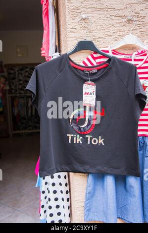 Ropa para ni as camiseta con Tiktok escritura Tik Tok ni o