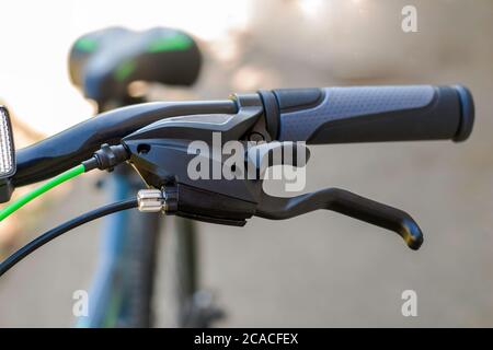 el mando de control del freno del manillar para bicicletas y el