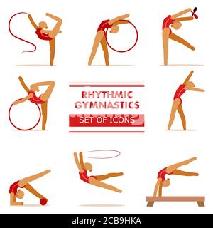 Icono de mazas de gimnasia, el estilo de esquema Imagen Vector de stock -  Alamy