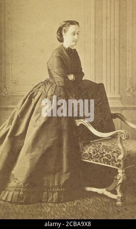 Empress Eugénie de Montijo, ca 1865, by Georges Spingler Stock Photo - Alamy