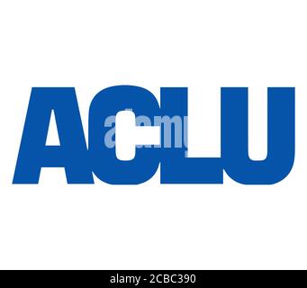 Unión Americana de Libertades Civiles ACLU Foto de stock