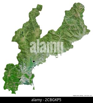 Forma de Hamgyŏngnamdo, provincia de Corea del Norte, con su capital