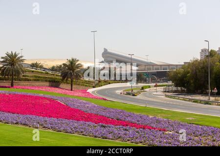 Mall of the Emirates, estación de metro RTA Foto de stock