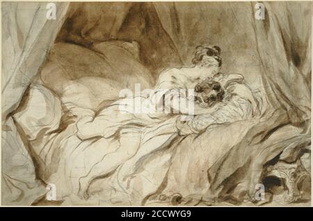 Jean-Honoré Fragonard, francés - la resistencia inútil