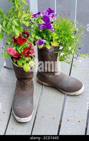 Botas negras con discount flores