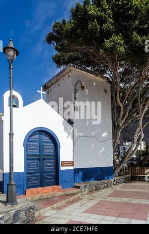 Die Kapelle von Valle Gran Rey (la Playa) - la Gomera Foto de stock