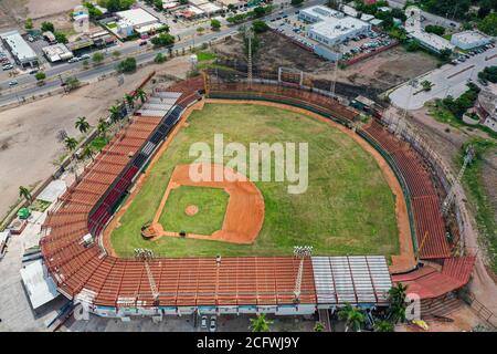Estadio de béisbol Navojoa Mayas. Vista aérea, fotografía aérea del estadio de béisbol de los Mayas de la Liga Mexicana del Pacífico. LMP. Panorámica del estadio de béisbol. Valle de Mayo. © (Foto de Luis Gutiérrez / NortePhoto.com). Estadio de béisbol de los Mayas de Navojoa. Vista aérea, fotografía aérea del estadio de los mayas de la Liga Mexicana del Pacífico. LMP . Panorámico de estadio de Beisbol. valle del Mayo. © ( Foto de Luis Gutiérrez/NortePhoto.com).