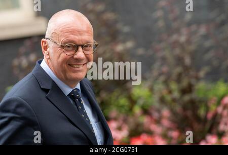 Londres 8 de septiembre de 2020 Andreas Michaelis, embajador alemán en el Reino Unido toma algunos selfies como él visita 10 Downing Street, crédito: Ian Davidson/Alamy Live News