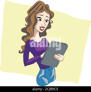 Jóvenes rodeados de sus artilugios. El hombre usando muchos gadgets  electrónicos. Los jóvenes usan gadgets tableta de teléfono corresponden o  se comunican Imagen Vector de stock - Alamy