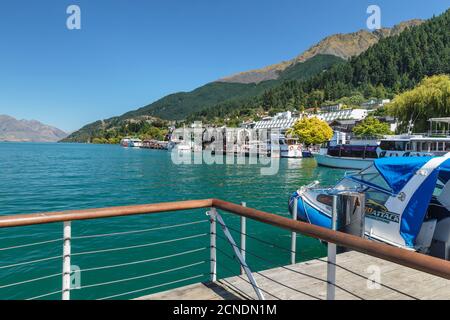 Queenstown, Lago Wakatipu, Otago, Isla del Sur, Nueva Zelanda, Pacífico Queenstown, Lago Wakatipu, Otago, Isla del Sur, Nueva Zelanda, Pacífico