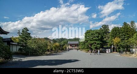 Templo Ninna-ji, Kioto, Japón Foto de stock