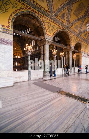 Santa Sofía interior, Estambul, Turquía, Europa del este Foto de stock