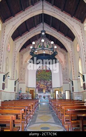 Arborea, Cerdeña, Italia. La iglesia Santa Redeemerr