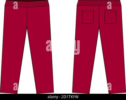 Sport Jersey pantalones / sudor pantalones plantilla vector ilustración /  azul Imagen Vector de stock - Alamy