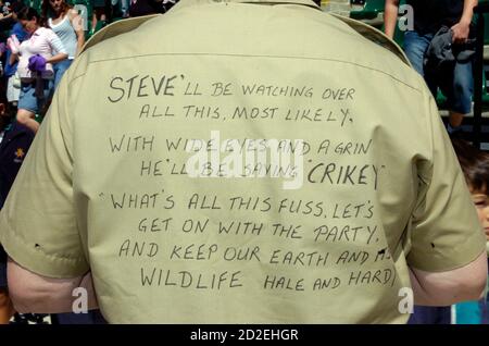 steve irwin khaki shirt