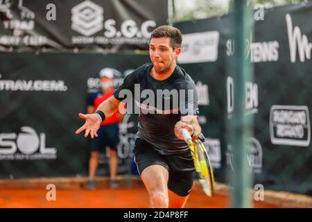 Ederico Delbonis durante ATP Challenger 125 - Internazionali Emilia Romagna, Tennis Internationals, parma, Italia, 09 Oct 2020 crédito: LM/Roberta Corrad