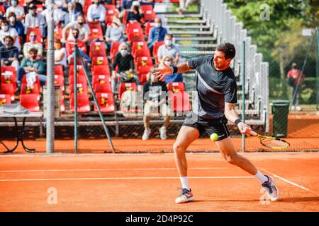9 de octubre de 2020, Parma, Italia: parma, Italia, , 09 de octubre de 2020, Federico Delbonis durante ATP Challenger 125 - Internazionali Emilia Romagna - Tennis Internationals - crédito: LM/Roberta Corradin (imagen de crédito: © Roberta Corradin/LPS via ZUMA Wire)