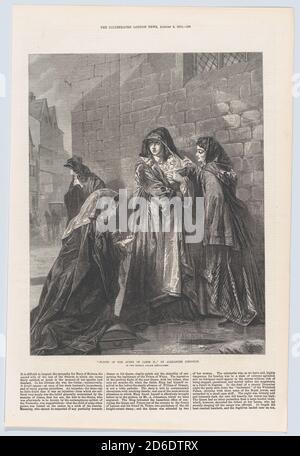 Vuelo de la Reina de Santiago II, de "Noticias ilustradas de Londres", 3 de agosto de 1872.