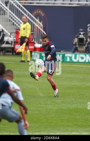 El centrocampista de Chicago Fire Alvaro Medran (10) celebra con el ...