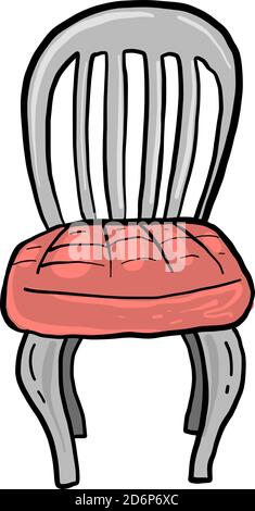 Elegante silla de dibujos animados Imagen Vector de stock - Alamy