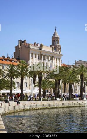 Riva paseo marítimo de Split. Croacia