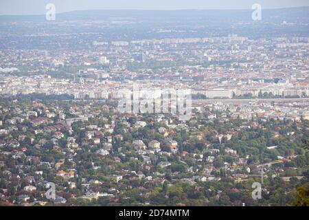 Vista de Budapest desde la Normafa, Budapest, Hungría, Magyarország, Europa