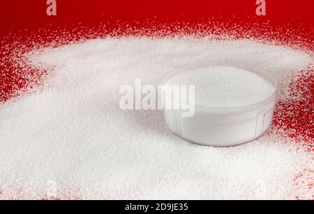 Ácido cítrico o polvo de ácido limón desde la vista superior Fotografía de  stock - Alamy