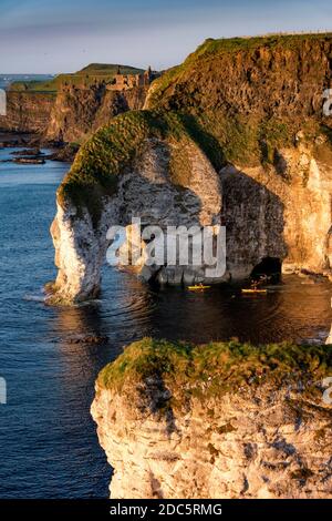 Whiterocks, Causeway Coast, Condado de Antrim, Irlanda del Norte Foto de stock