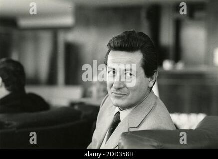 Paolo Galgani, presidente del equipo italiano de tenis, 1984 años Foto de stock