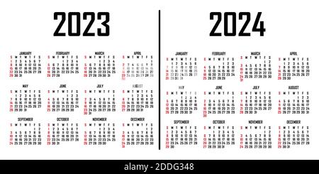 Calendario para 2023 Imagen Vector de stock - Alamy