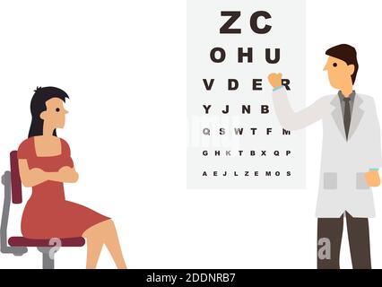 Optometrista Clipart Oftalmologista Médico Masculino Em Pé Em Um