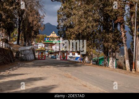 Foto de Puerta del Monasterio de Tawang en Arunachal Foto de stock