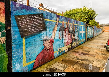 Murales políticos en Belfast, Irlanda del Norte, Reino Unido
