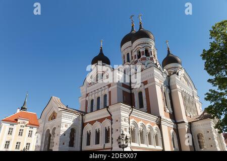 La Catedral Alexander Nevsky en Tallinn, Estonia