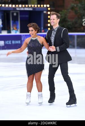 Saira Khan y Mark Hanretty asistieron al lanzamiento de Dancing on Ice ...