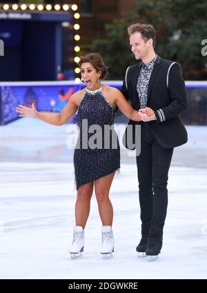 Saira Khan y Mark Hanretty asistieron al lanzamiento de Dancing on Ice ...