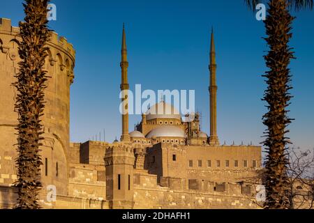 Mezquita de la Ciudadela de Saladino, Plaza Salah el-Deen, el Cairo, Egipto Foto de stock