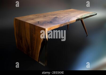 Textura De Una Mesa De Madera Con Resina Epoxi Imagen de archivo - Imagen  de primer, vector: 207130665