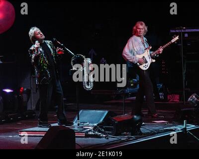 Concierto de la banda británica Yes en el Madison Square Garden in Ciudad de Nueva York Foto de stock